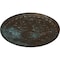 Ekena Millwork Raymond Ceiling Medallion (Fits Canopies up to 5 3/8"), 18"OD x 1 1/4"P, Bronze Blue Patina CM18RA2BBS - alternate 4